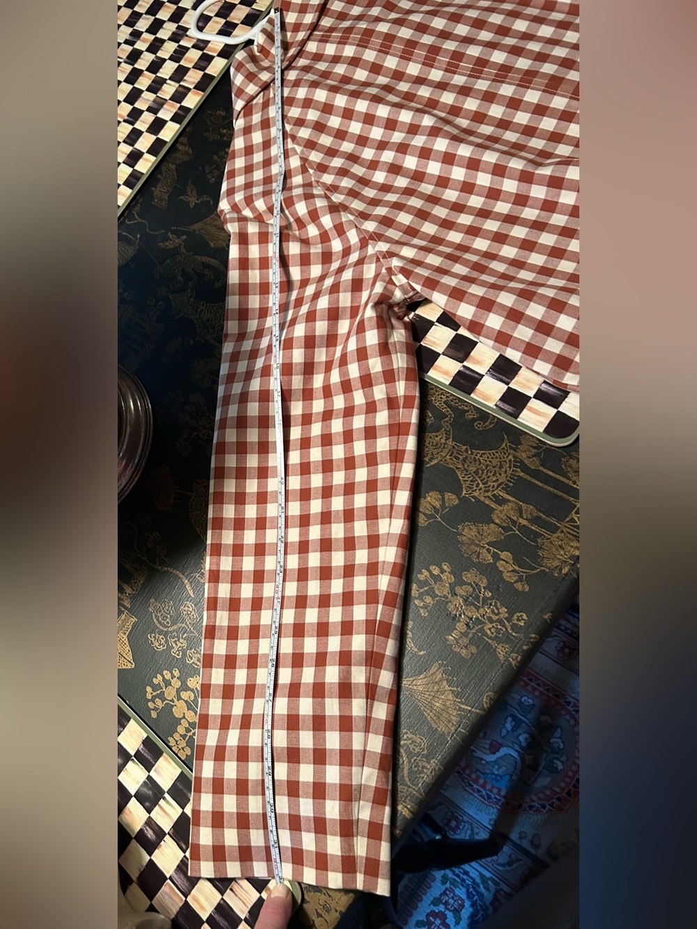 NWT HOUSE OF HARLOW 1960 Trench Coat Gingham Rustic Size Small - Picture 13 of 14